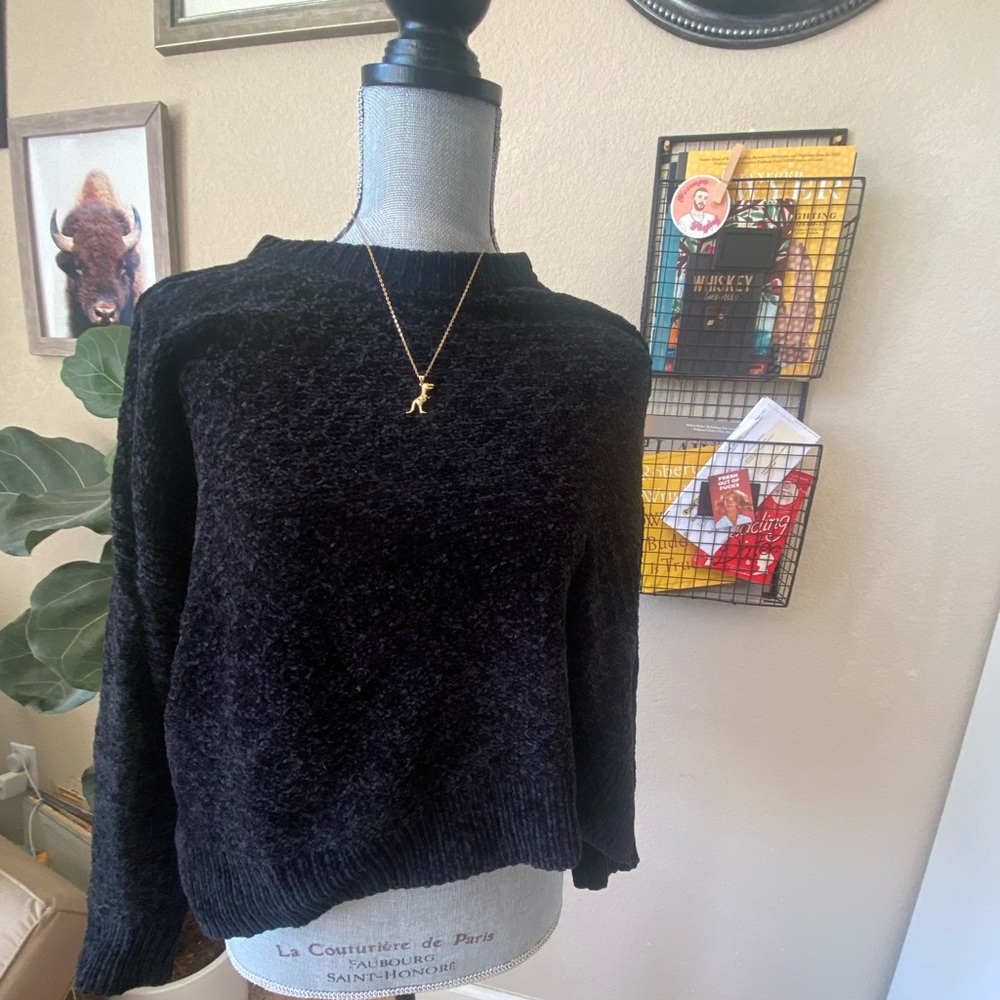 a new day cozy black sweater